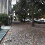 Lots of cobblestone streets in Charleston, SC