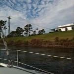 Skylift over canal near Myrtle Beach