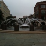 Wading fountain in Charleston, S.C. at waterfront