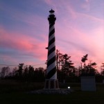 Decorative Lighthouse at the Alligator River Marina