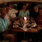 Aunt Mar and dinner with the gang