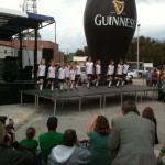 Celtic dancers, primary class