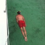 Gary snorkeling at Elliott Key