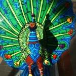 Another decorative peacock at Coconut Grove