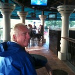 Gary watching the playoff game at Fat Tuesday sport’s bar, Coconut Grove