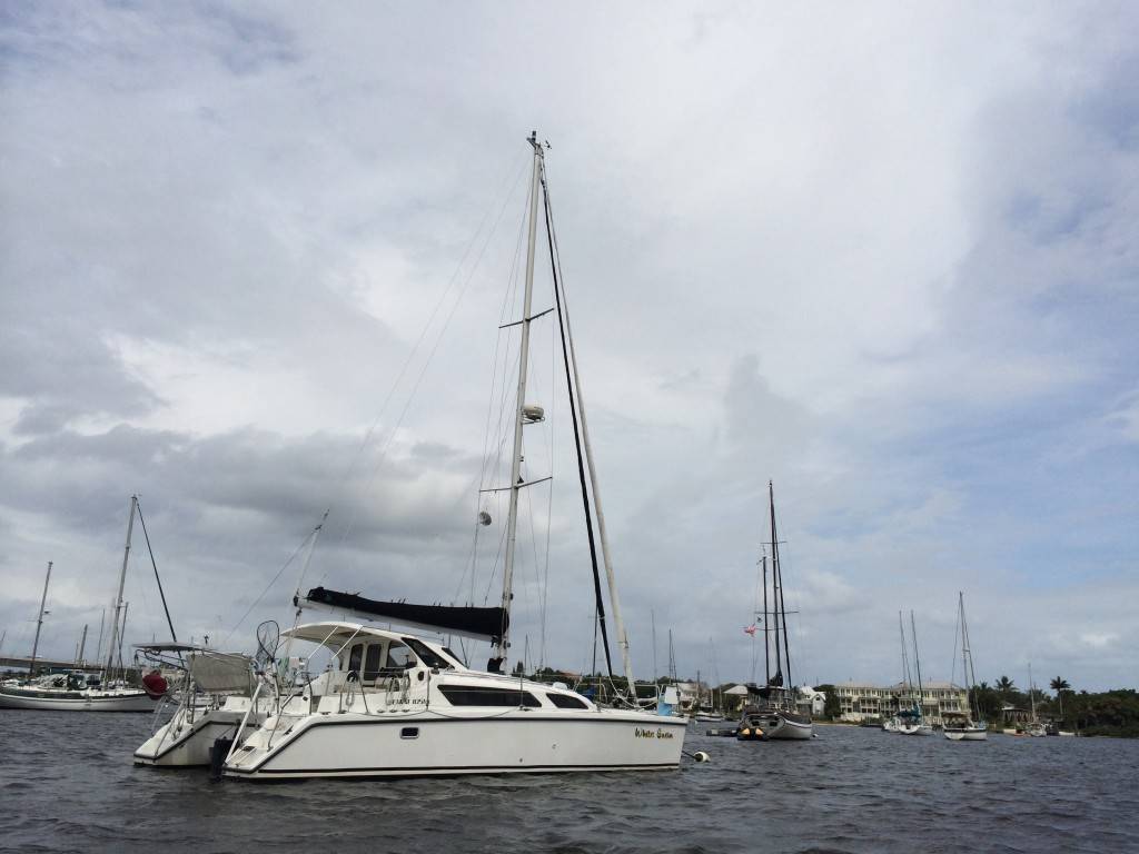 White Swan moored at Sunset Bay Marina, Stuart, FL