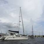 White Swan moored at Sunset Bay Marina, Stuart, FL