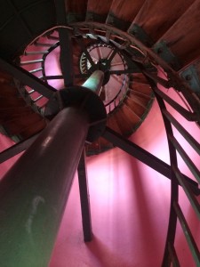 Spiral staircase In lighthouse